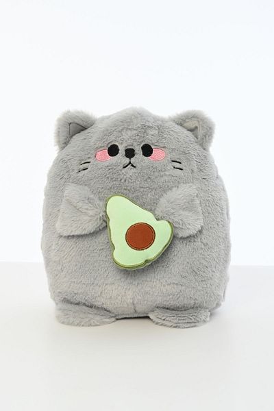 Pufu Toys 30 Cm Soft Avocado Cat Plush Toy Playmate