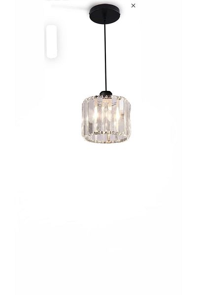 MİNAYS Luxury Crystal Stone Black Installed Chandelier