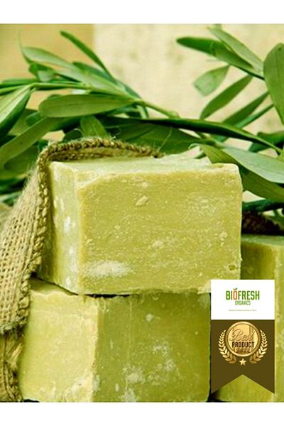 ÇİFTÇİDEN ORGANİK MARKET Bıofresh Organıcs 50% زيت زيتون 50% صابون الغار بزيت الغار 1 كجم 7-8 قطع