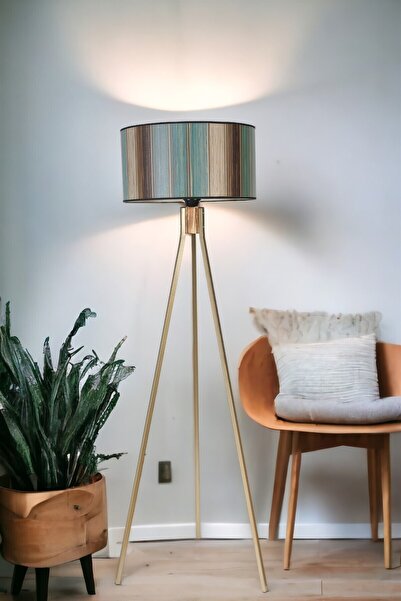 Lumexx FISCO TRİPOD ESKİTME LAMBADER SİLİNDİR RENKLİ ABAJURLU