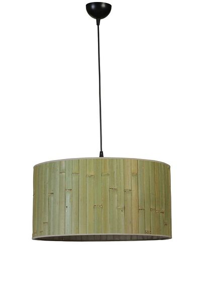 Lumexx BAMBU 03 - Single Pendant Chandelier with Lampshade