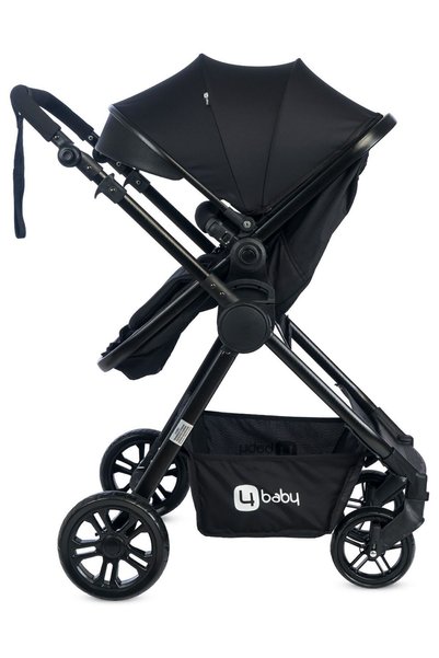 4Baby - Cool Siyah Travel Sistem Bebek Arabası Seyahat Sistem (PUSET) Siyah