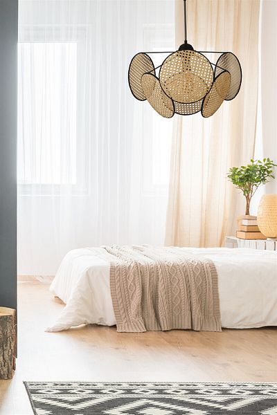 Lumexx HERA - 6-Piece Rattan Chandelier Cylinder Set