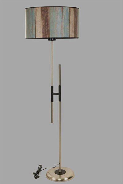 Lumexx Felix Mat Krom Lambader Silindir Renkli Abajurlu