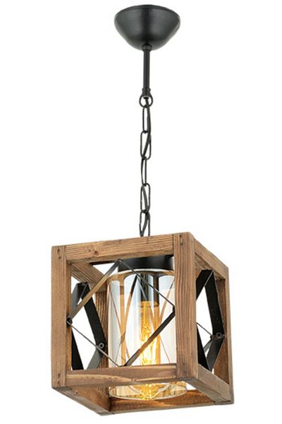 Lumexx Zigzag Patterned Glass Pendant Lamp