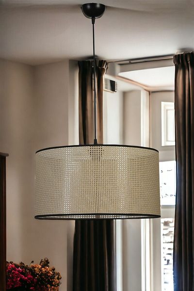 Lumexx Single Pendant Lamp Honeycomb Lampshade Chandelier