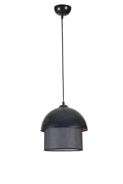 Lumexx RETRO 3 - Pendant Lamp with Black Wicker Lampshade