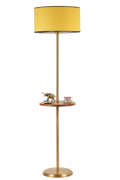 Lumexx MERCAN ESKİTME SEHPALI SİLİNDİR HARDAL LAMBADER