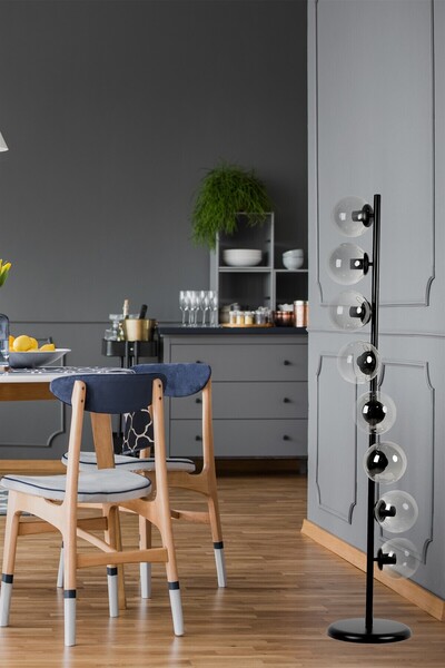 Lumexx SİMAY 8 Lİ SİYAH FÜME CAMLI LAMBADER