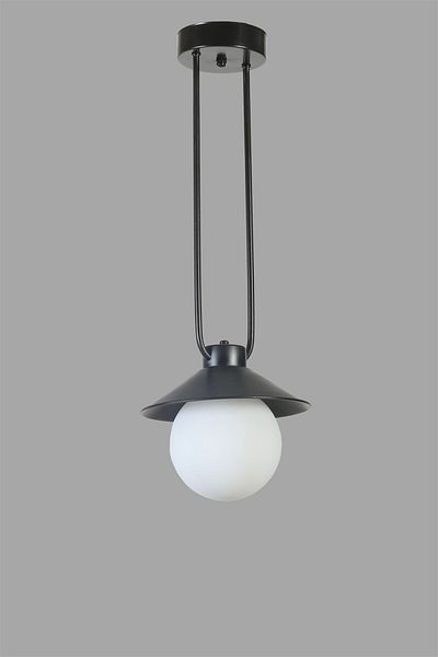 Lumexx Jolie Black and White Glass Pendant Lamp