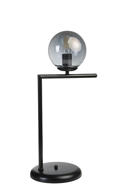 Lumexx Black Fume Glass Araz Table Lamp