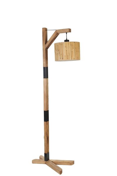 Lumexx YENİ LİZA YANIK LAMBADER SİLİNDİR BAMBU 07 ABAJURLU