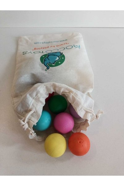 Moccotoys Set of 12 Montessori Matching Balls