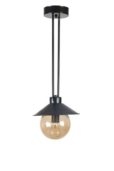Lumexx Jolie Black Honey Glass Pendant Lamp