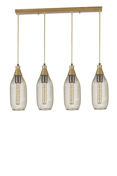 Lumexx RIO 4 Row Antique Pendant Lamp
