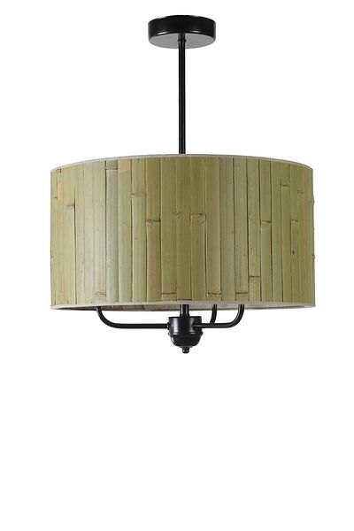 Lumexx BAMBU 03 - 3-Piece Pendant Chandeliers with Lampshade