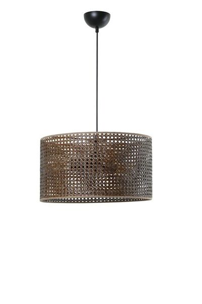 Lumexx Rattan Walnut Drum - Pendant Design