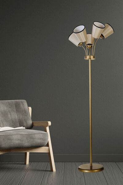 Lumexx GÜNEŞ 5 Lİ ESKİTME 15-3 ABAJURLU LAMBADER