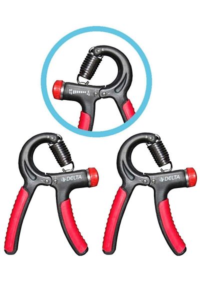Delta Red 2 Pieces 5 - 60 kg Hardness Adjustable Resistant Hand Spring