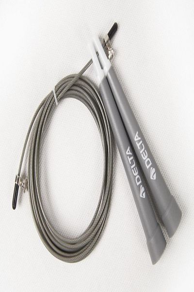 Delta Crossfit Speed Jump Rope Steel Wire Speed Silver Jump Rope