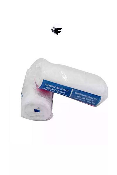 FİGANLAR Small Size Kitchen Bathroom WC Garbage Bag Bag 40x50 Size 40 Pack of 5