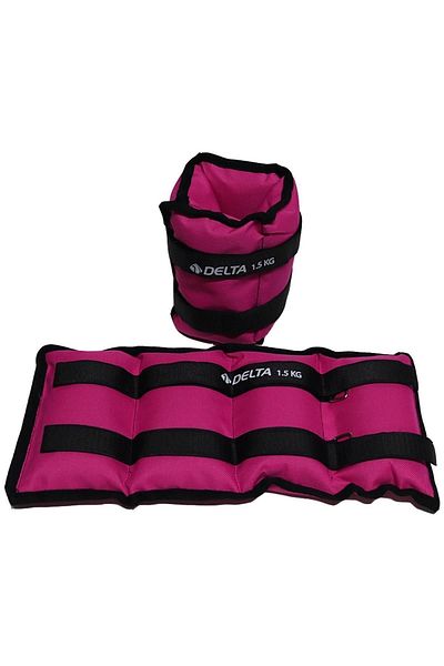 Delta 1.5 Kg x 2 Pieces Total 3 Kg Hand Foot Wrist Muscle Strengthener Weight Set Sand Weight Bag