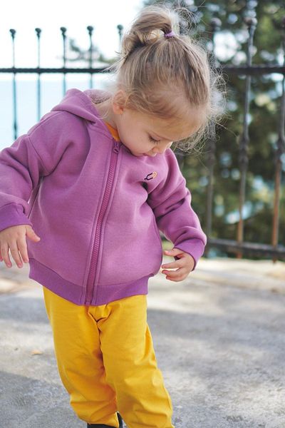 Vennusbaby Hooded Zippered Children's Cardigan