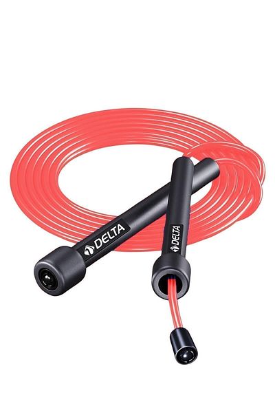 Delta Red Length Adjustable Deluxe Jump Rope