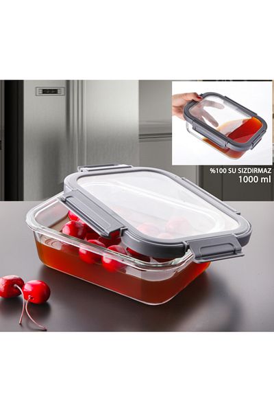 GÖNÜL Gönül Glass Storage Container Heat Resistant 1000 Ml G3364