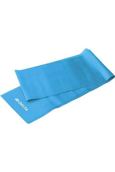 Delta Pilates Band Lightweight Hard 120 x 15cm Exercise Resistance Rubber (Open End)