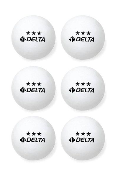 Delta 6 White Table Tennis Balls (Ping Pong Balls)