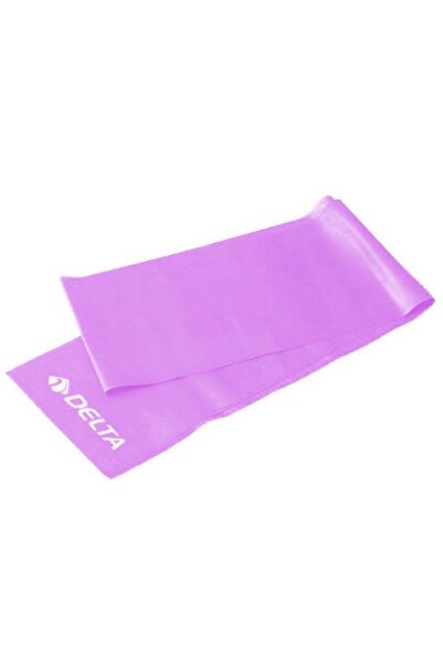 Delta Pilates Bandı Hafif Sert 90 x 7,5 Cm Egzersiz Direnç Lastiği (Uç Kısmı Açık)