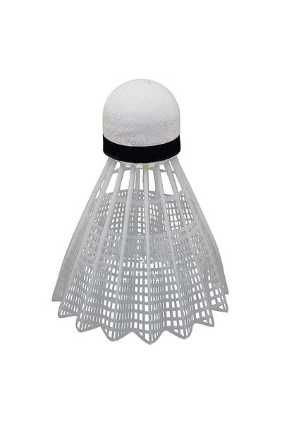 Delta 6 Pieces of Mushroom Head Deluxe Badminton Balls in Practice Box for Medium Speed Lovers