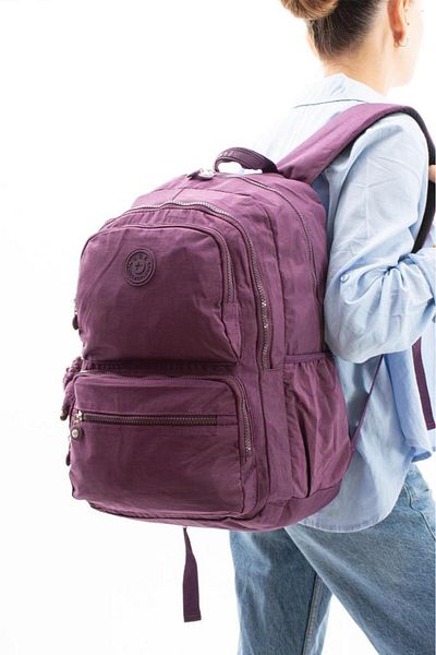 Baginn Travel Cabin Size 43*30 cm - Light Fabric and Multi-Pocket Women's Backpack