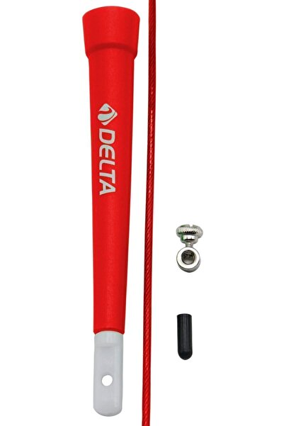 Delta Kırmızı  Crossfit Speed Jump Rope Çelik Telli Hızlı  Kırmızı Atlama İpi