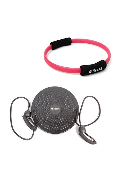Delta Pilates Circle Exercise Elastic Twister Exercise Set