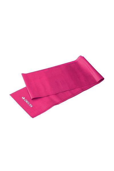 Delta Pilates Band Lightweight Hard 120 x 15cm Exercise Resistance Rubber (Open End)