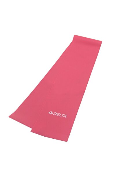 Delta Bandă de Pilates, ușoară, rezistentă, 120 x 7,5 cm, cauciuc de rezistență pentru exerciții (partea de capăt deschisă)