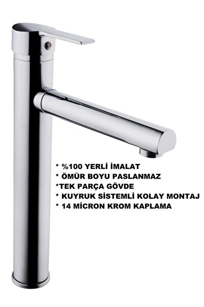 Class Armatür Çanak Krom Lavabo Bataryası