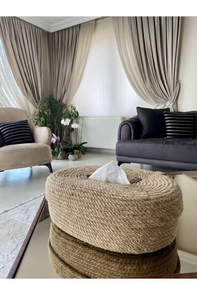 ASL CONCEPT Jute Straw Napkin Holder in 10X19 Sizes