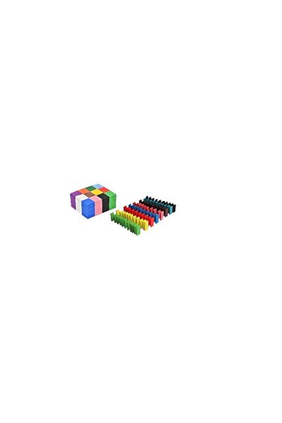 SNR Wooden Domino Stones Colorful Educational Dominoes