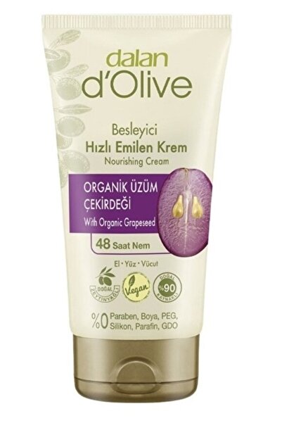 Dalan D'olive Organik Üzüm Çekirdeği Yağı Bakım Kremi 60 Ml
