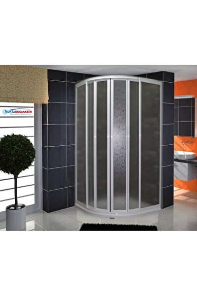 nokta duşakabin 100x100 Oval Teknesiz Mika Duşakabin Nd407