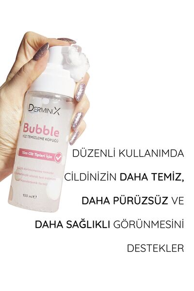 Derminix Bubble Cilt Temizleme Köpüğü