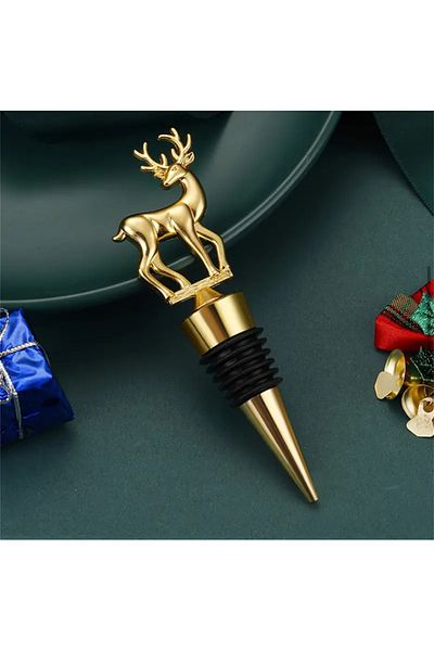 Purple Adv Deer Bottle Stopper
