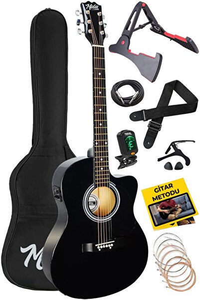 Midex Rg-560bk Pack Siyah Elektro Akustik Gitar Full Set Ekolayzerli 40 Inç 4/4 Yetişkin