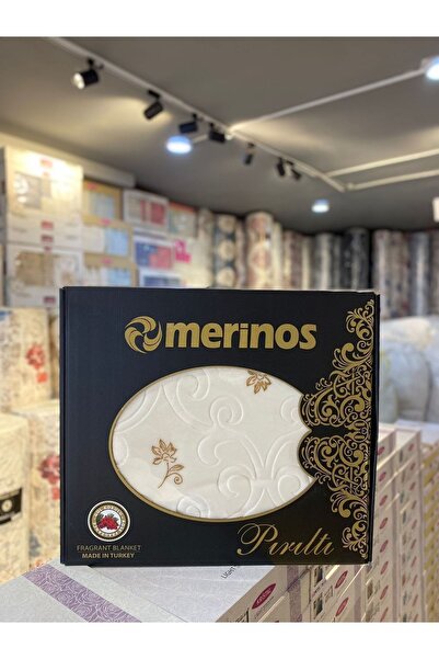 Elioure Merinos Pırıltı Çift Kişilik Battaniye ( Simli)