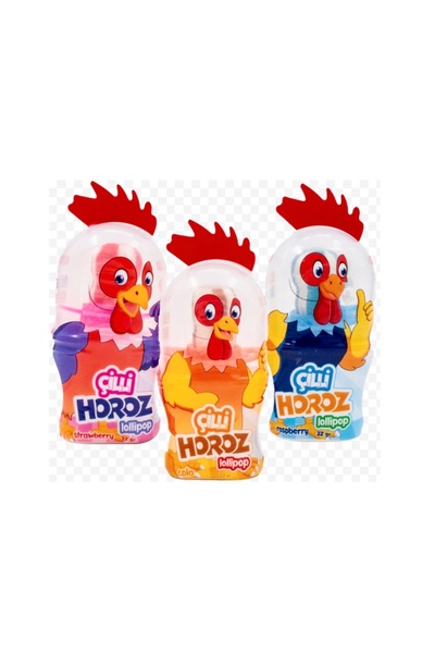 DERİNGRUP ÇiLLİ HOROZ LOLLİPOP 12 ADET