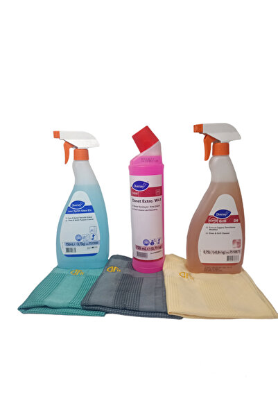 Diversey W41 Clonet Extra Banyo,Camsil E3c 750 Ml ,D9 Ağır Yağçöz Fırın Tem.,...