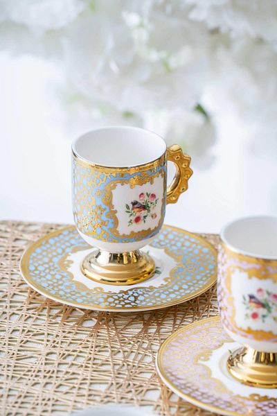 ACAR Astoeia 6-Person Coffee Cup Set - 90 ml
